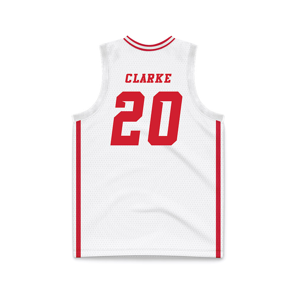 Fresno State - NCAA Women's Basketball : Indiya Clarke - White Basketball Jersey-1