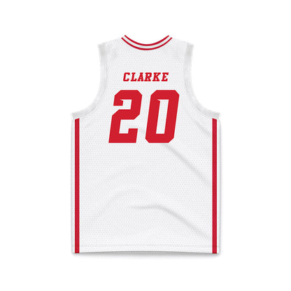 Fresno State - NCAA Women's Basketball : Indiya Clarke - White Basketball Jersey-1
