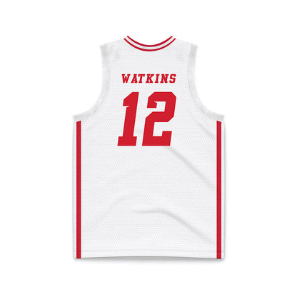 Fresno State - NCAA Women's Basketball : Avery Watkins - White Basketball Jersey