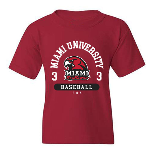 Miami of Ohio - NCAA Baseball : Christopher Roa - Classic Fashion Shersey Youth T-Shirt-0