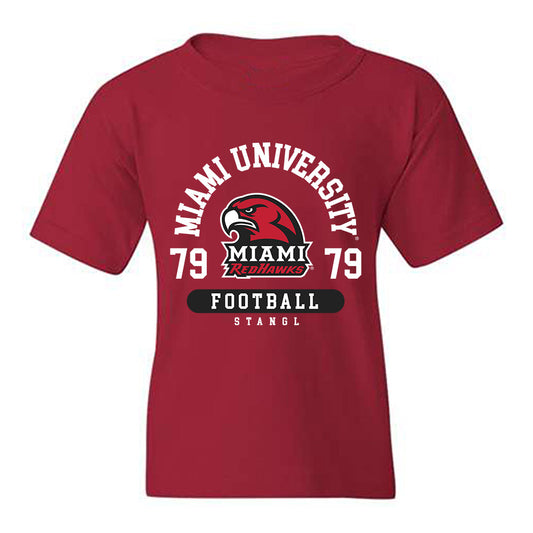 Miami of Ohio - NCAA Football : Jonathan Stangl - Classic Fashion Shersey Youth T-Shirt-0
