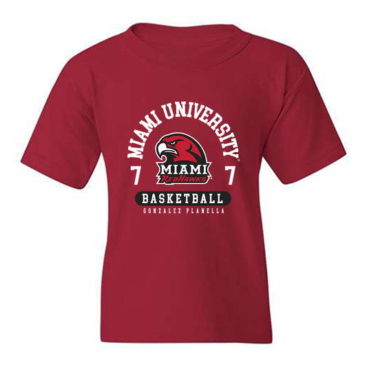 Miami of Ohio - Women's Basketball Alumni : Clara Gonzalez Planella - Classic Fashion Shersey Youth T-Shirt-0