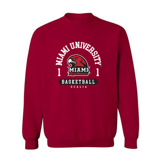 Miami of Ohio - NCAA Women's Basketball : Amber Scalia - Classic Fashion Shersey Crewneck Sweatshirt-0