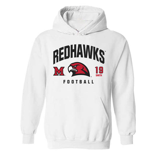 Miami of Ohio - NCAA Football : Jerome Smith - Classic Fashion Shersey Hooded Sweatshirt-0