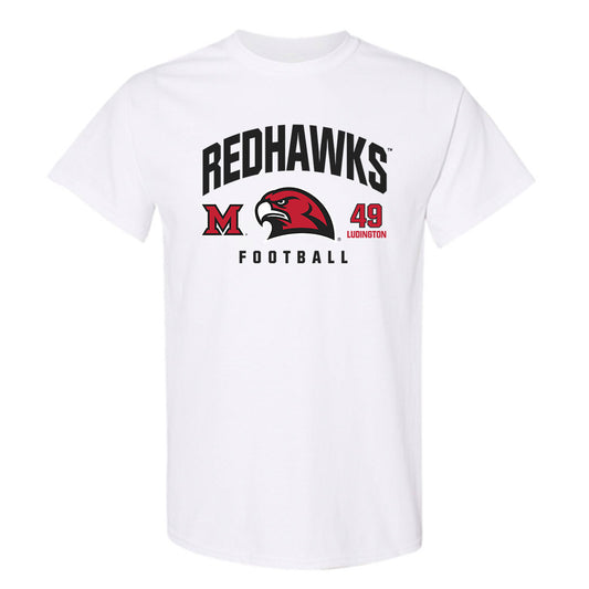 Miami of Ohio - NCAA Football : Anthony Ludington - Classic Fashion Shersey T-Shirt-0