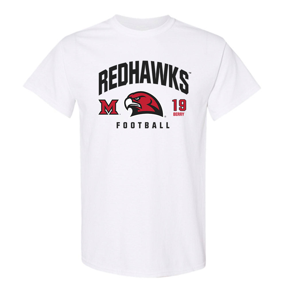 Miami of Ohio - NCAA Football : Luke Berry - Classic Fashion Shersey T-Shirt-0