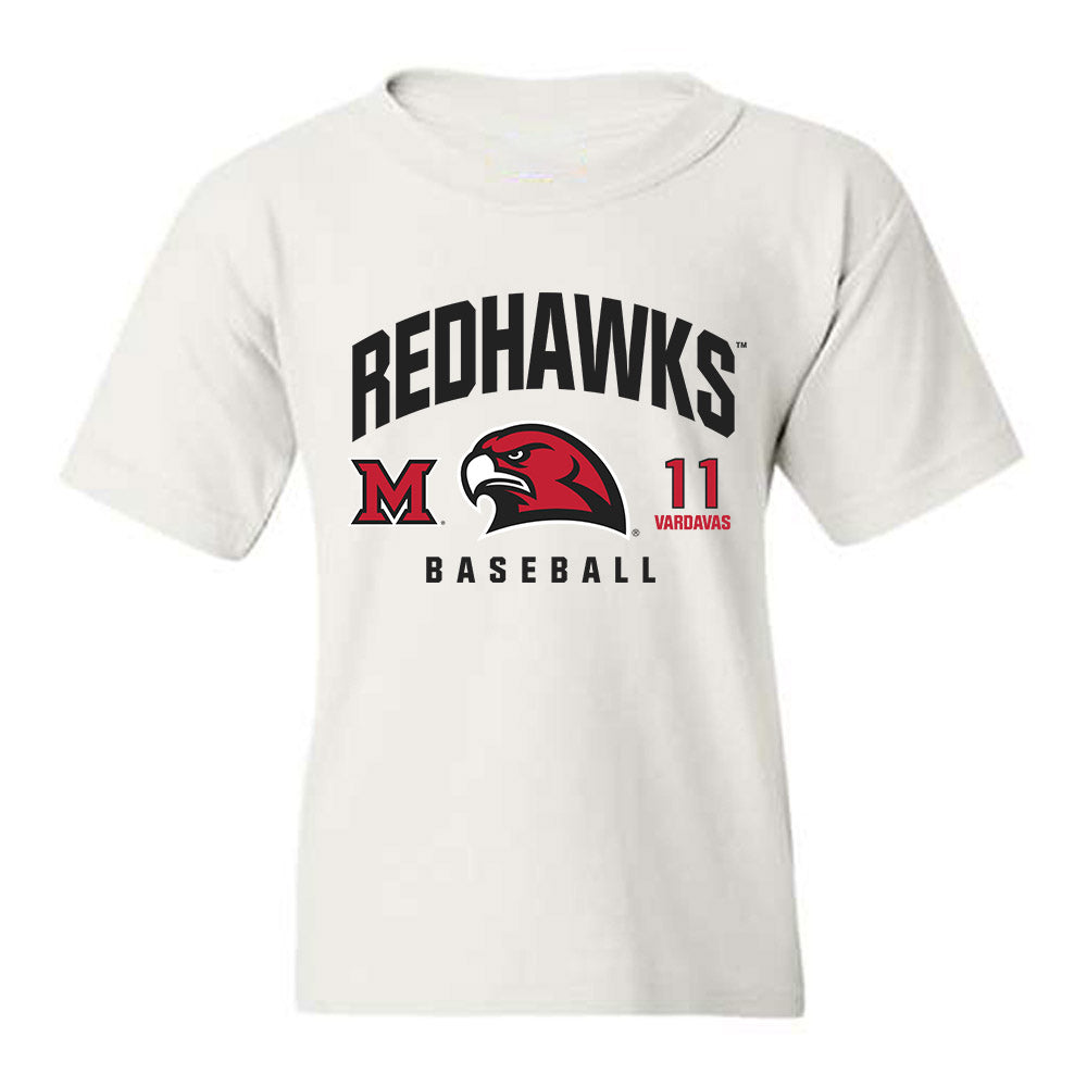 Miami of Ohio - NCAA Baseball : Nick Vardavas - Classic Fashion Shersey Youth T-Shirt-0