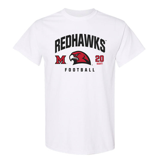 Miami of Ohio - NCAA Football : Zhaiylen Scott - Classic Fashion Shersey T-Shirt-0