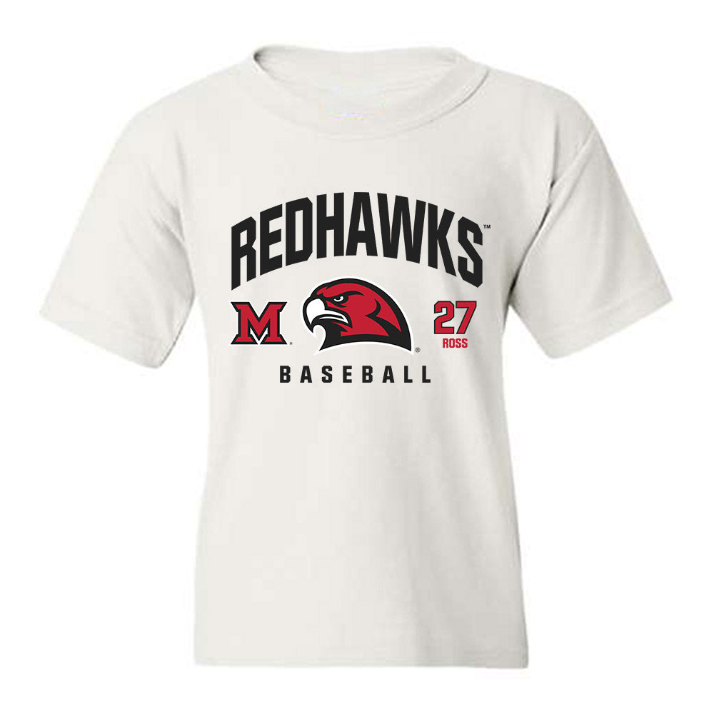 Miami of Ohio - NCAA Baseball : Luke Ross - Classic Fashion Shersey Youth T-Shirt-0