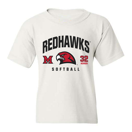 Miami of Ohio - NCAA Softball : Abigail Herren - Classic Fashion Shersey Youth T-Shirt-0