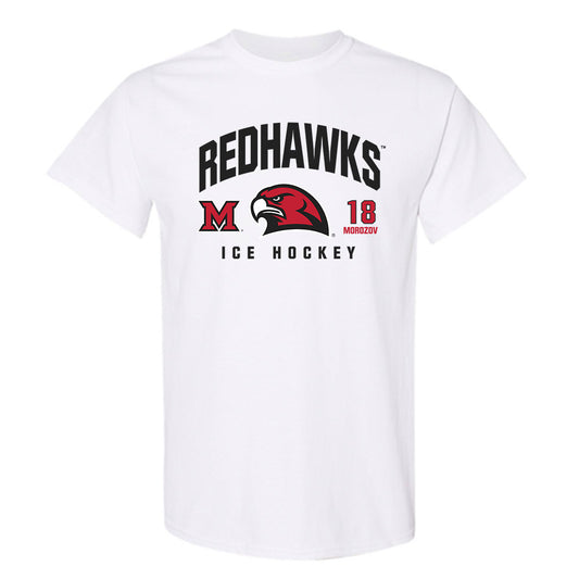 Miami of Ohio - NCAA Men's Ice Hockey : Ilia Morozov - Classic Fashion Shersey T-Shirt-0