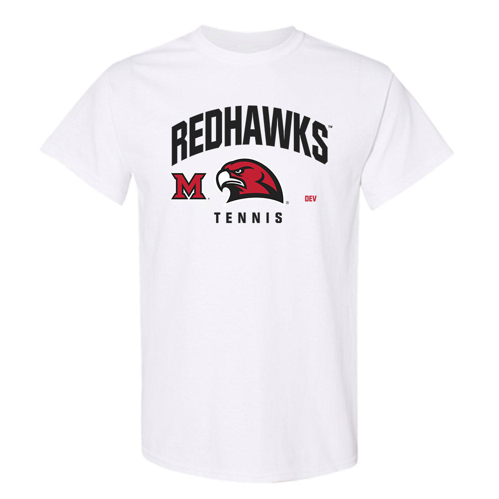Miami of Ohio - NCAA Women's Tennis : Sarah Dev - Classic Fashion Shersey T-Shirt-0
