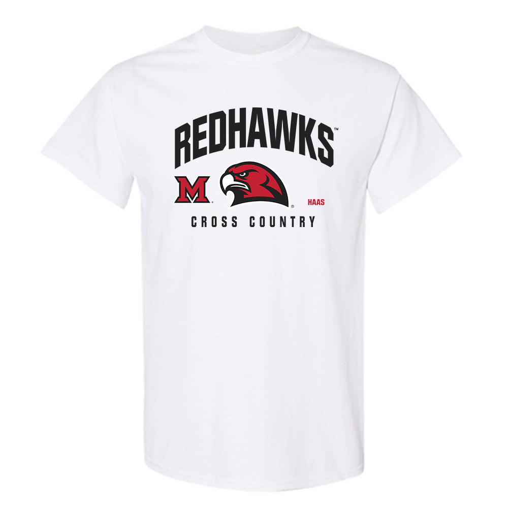 Miami of Ohio - NCAA Men's Cross Country : Brandon Haas - Classic Fashion Shersey T-Shirt-0