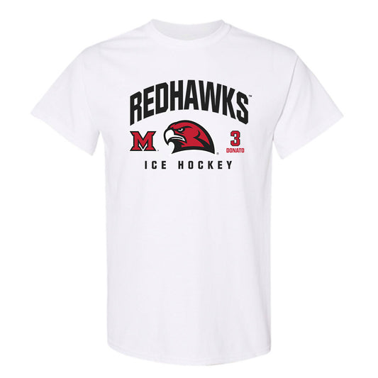Miami of Ohio - NCAA Men's Ice Hockey : Nick Donato - Classic Fashion Shersey T-Shirt-0