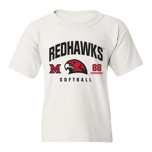 Miami of Ohio - NCAA Softball : Danitza Hernandez - Classic Fashion Shersey Youth T-Shirt-0