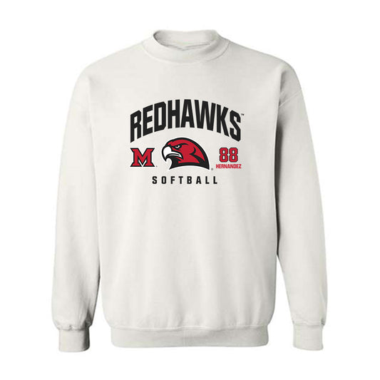 Miami of Ohio - NCAA Softball : Danitza Hernandez - Classic Fashion Shersey Crewneck Sweatshirt-0