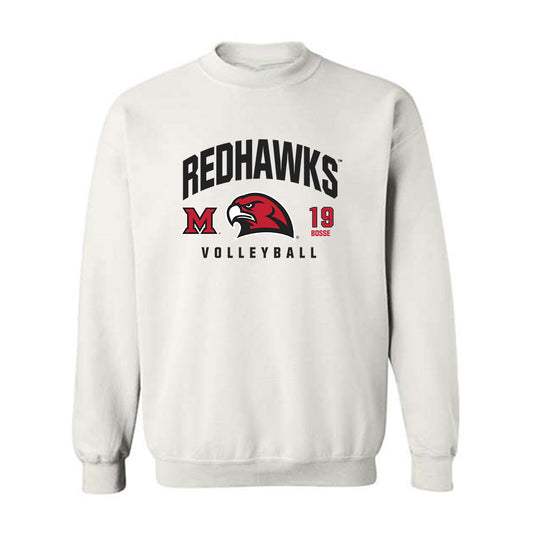 Miami of Ohio - NCAA Women's Volleyball : Kendall Bosse - Classic Fashion Shersey Crewneck Sweatshirt-0