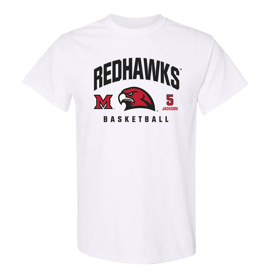 Miami of Ohio - NCAA Women's Basketball : Camille Jackson - Classic Fashion Shersey T-Shirt-0