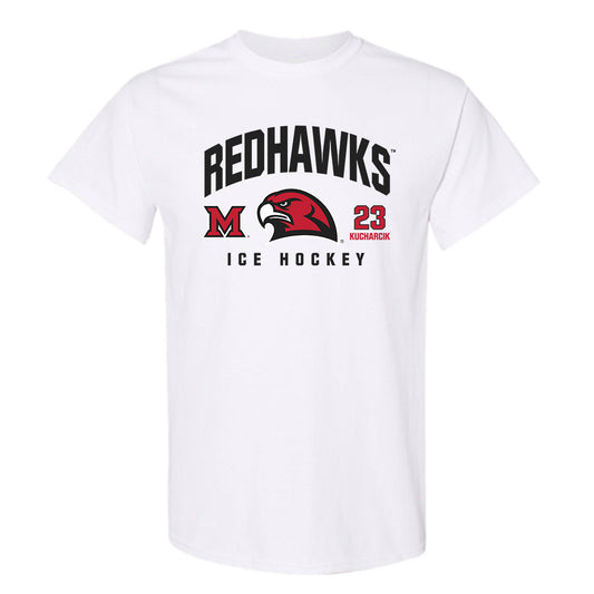 Miami of Ohio - NCAA Men's Ice Hockey : Matous Kucharcik - Classic Fashion Shersey T-Shirt-0