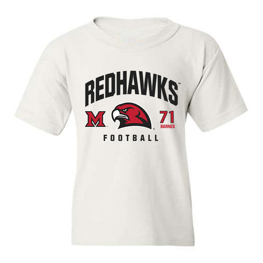 Miami of Ohio - NCAA Football : Lucas Barnes - Classic Fashion Shersey Youth T-Shirt-0