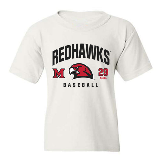 Miami of Ohio - NCAA Baseball : Kyle Kesel - Classic Fashion Shersey Youth T-Shirt-0