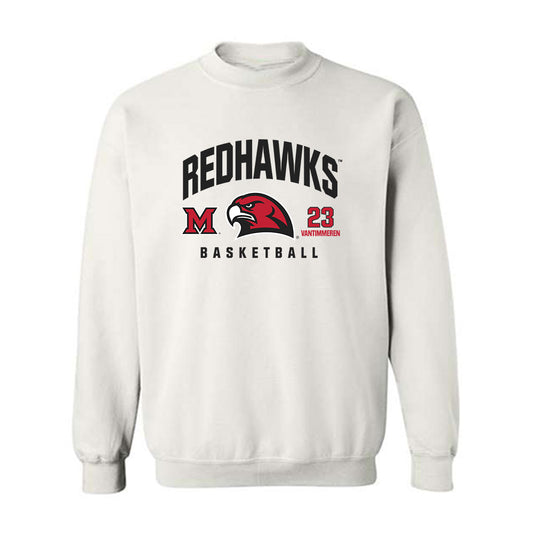 Miami of Ohio - NCAA Women's Basketball : Emily Vantimmeren - Classic Fashion Shersey Crewneck Sweatshirt-0