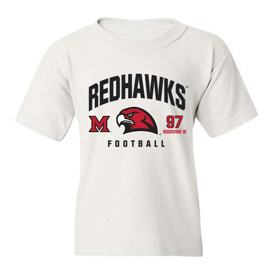 Miami of Ohio - NCAA Football : William Goodvine III - Classic Fashion Shersey Youth T-Shirt-0