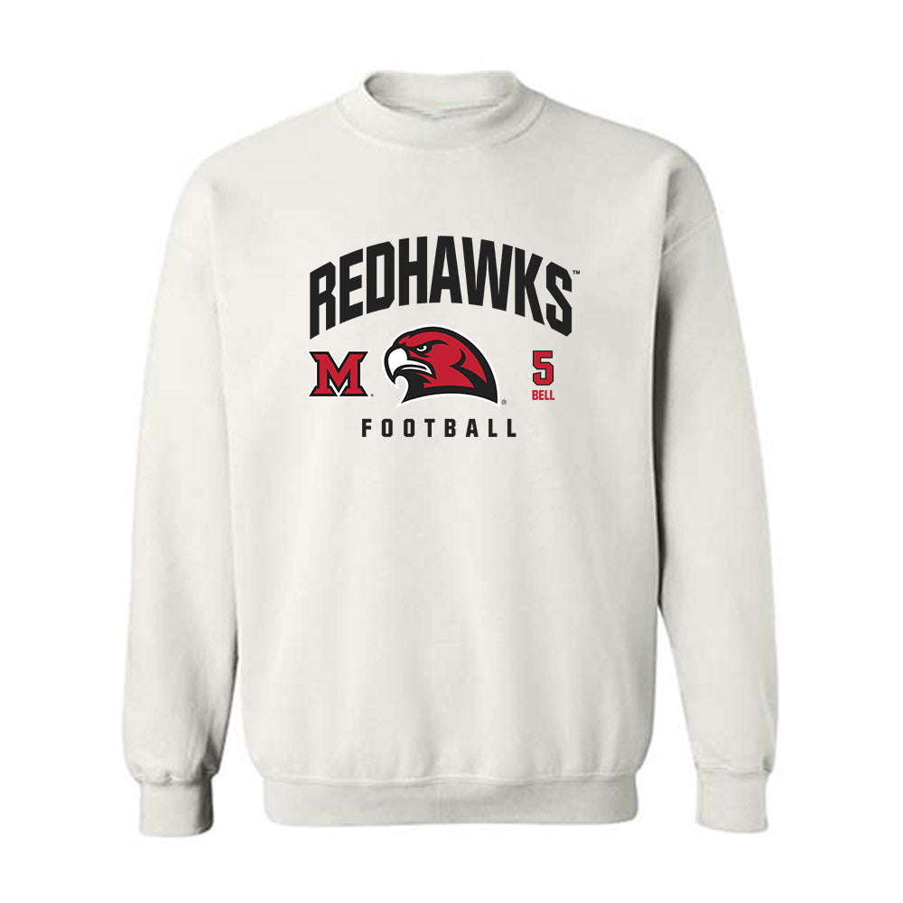 Miami of Ohio - NCAA Football : Devin Bell - Classic Fashion Shersey Crewneck Sweatshirt-0