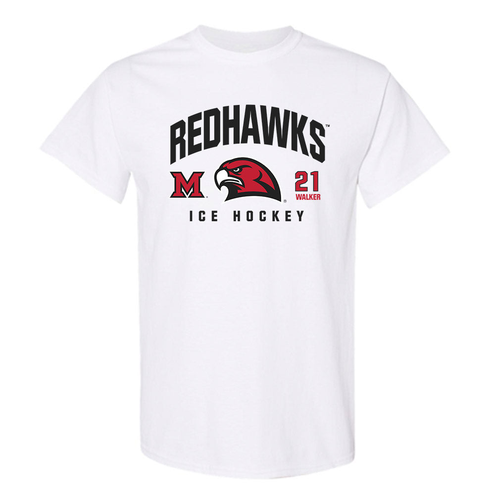 Miami of Ohio - NCAA Men's Ice Hockey : Bradley Walker - Classic Fashion Shersey T-Shirt-0