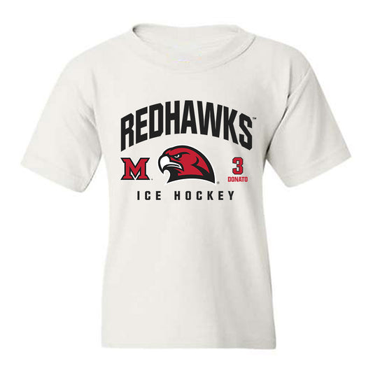 Miami of Ohio - NCAA Men's Ice Hockey : Nick Donato - Classic Fashion Shersey Youth T-Shirt-0