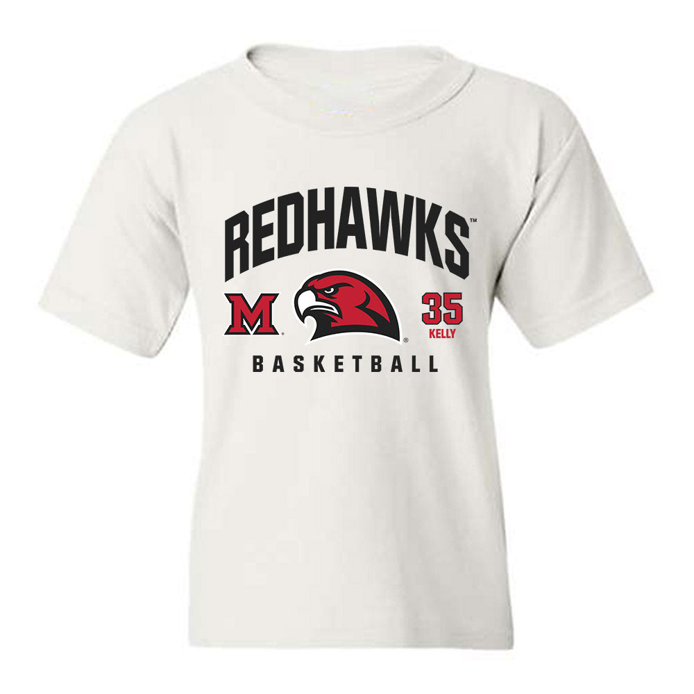 Miami of Ohio - NCAA Men's Basketball : Danny Kelly - Classic Fashion Shersey Youth T-Shirt-0