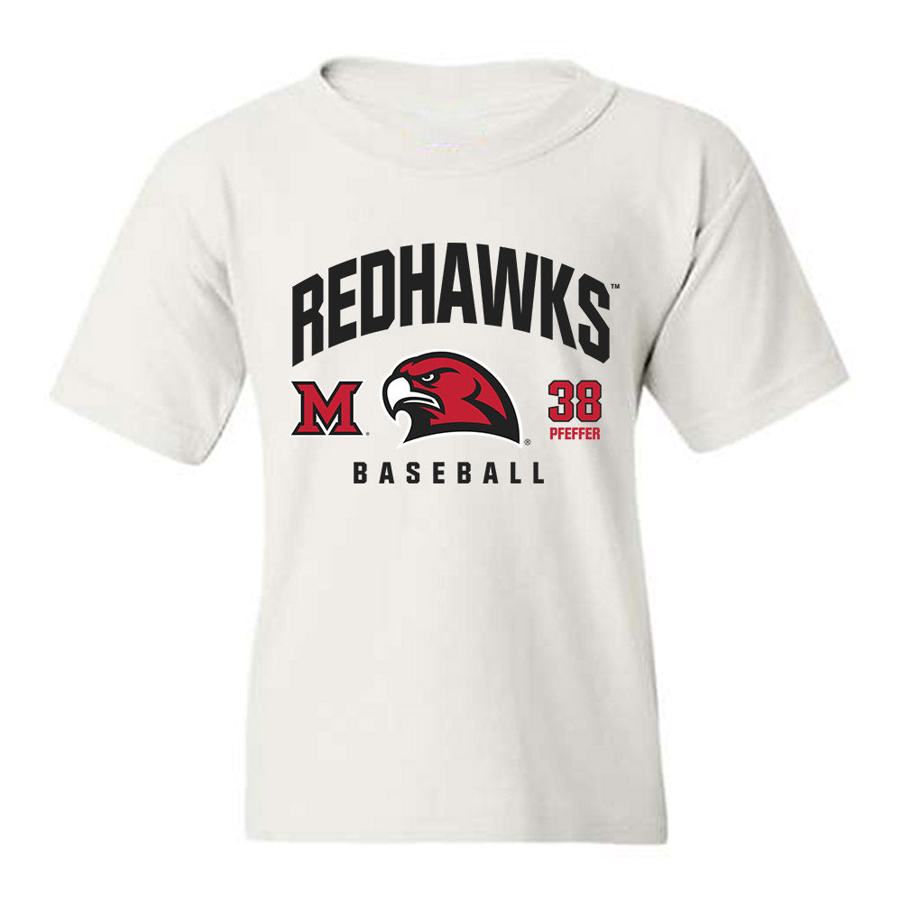 Miami of Ohio - NCAA Baseball : Kaden Pfeffer - Classic Fashion Shersey Youth T-Shirt-0