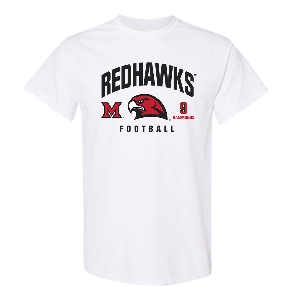 Miami of Ohio - NCAA Football : Javon Hammonds - Classic Fashion Shersey T-Shirt-0