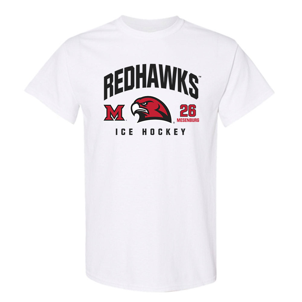 Miami of Ohio - NCAA Men's Ice Hockey : Blake Mesenburg - Classic Fashion Shersey T-Shirt-0