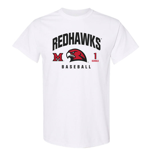 Miami of Ohio - NCAA Baseball : Taylor Echols - Classic Fashion Shersey T-Shirt-0