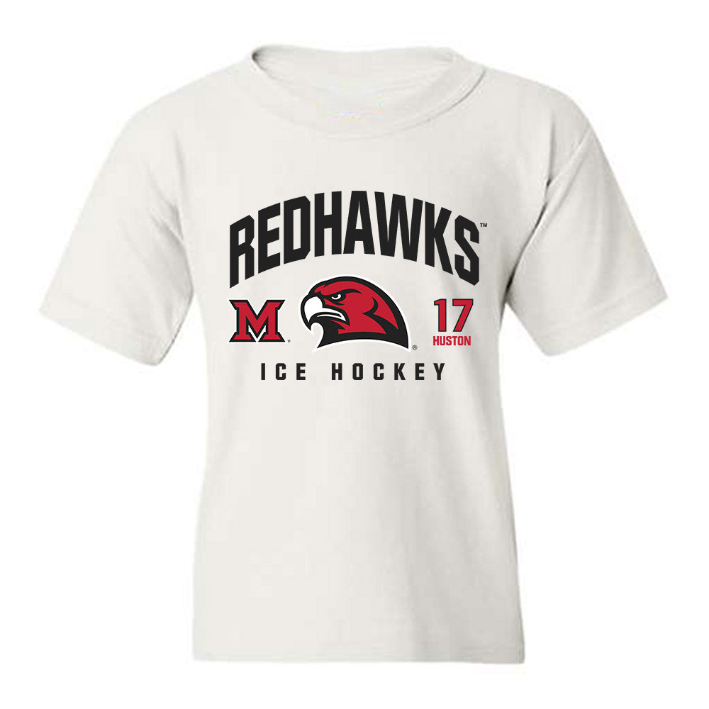 Miami of Ohio - NCAA Men's Ice Hockey : Cal Huston - Classic Fashion Shersey Youth T-Shirt-0