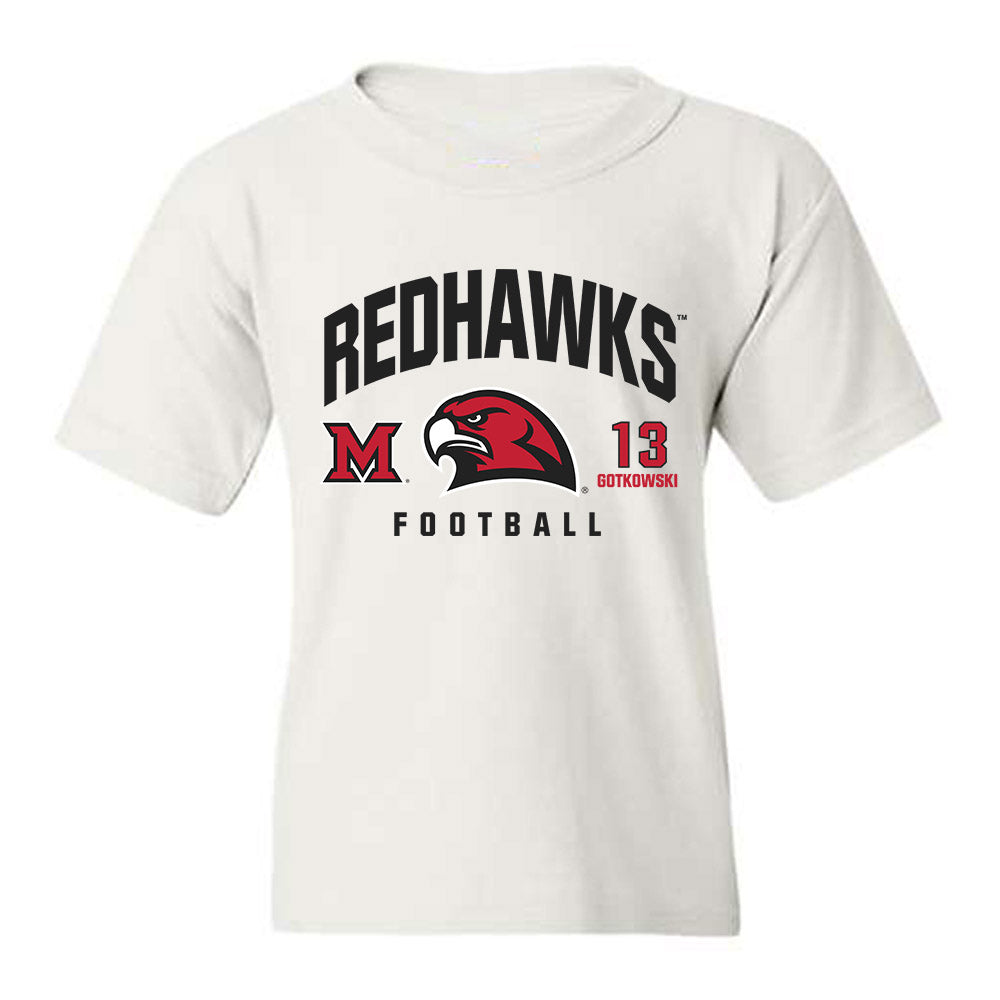 Miami of Ohio - NCAA Football : Thomas Gotkowski - Classic Fashion Shersey Youth T-Shirt-0