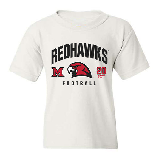 Miami of Ohio - NCAA Football : Zhaiylen Scott - Classic Fashion Shersey Youth T-Shirt-0
