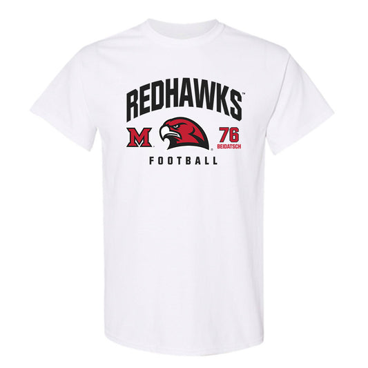 Miami of Ohio - NCAA Football : Brian Beidatsch - Classic Fashion Shersey T-Shirt-0