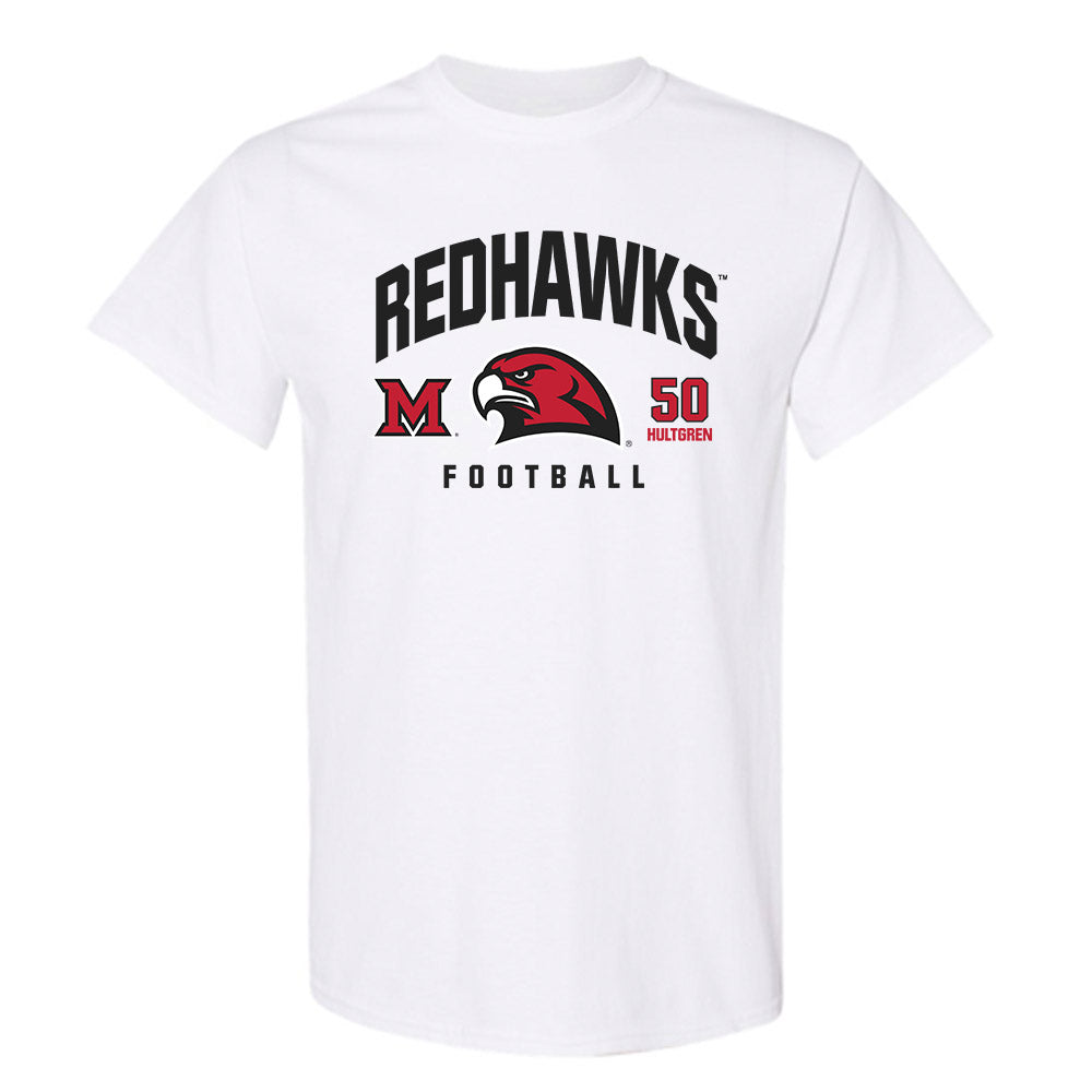 Miami of Ohio - NCAA Football : Zach Hultgren - Classic Fashion Shersey T-Shirt-0