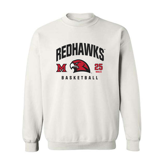 Miami of Ohio - NCAA Men's Basketball : Kyle Waltz - Classic Fashion Shersey Crewneck Sweatshirt-0