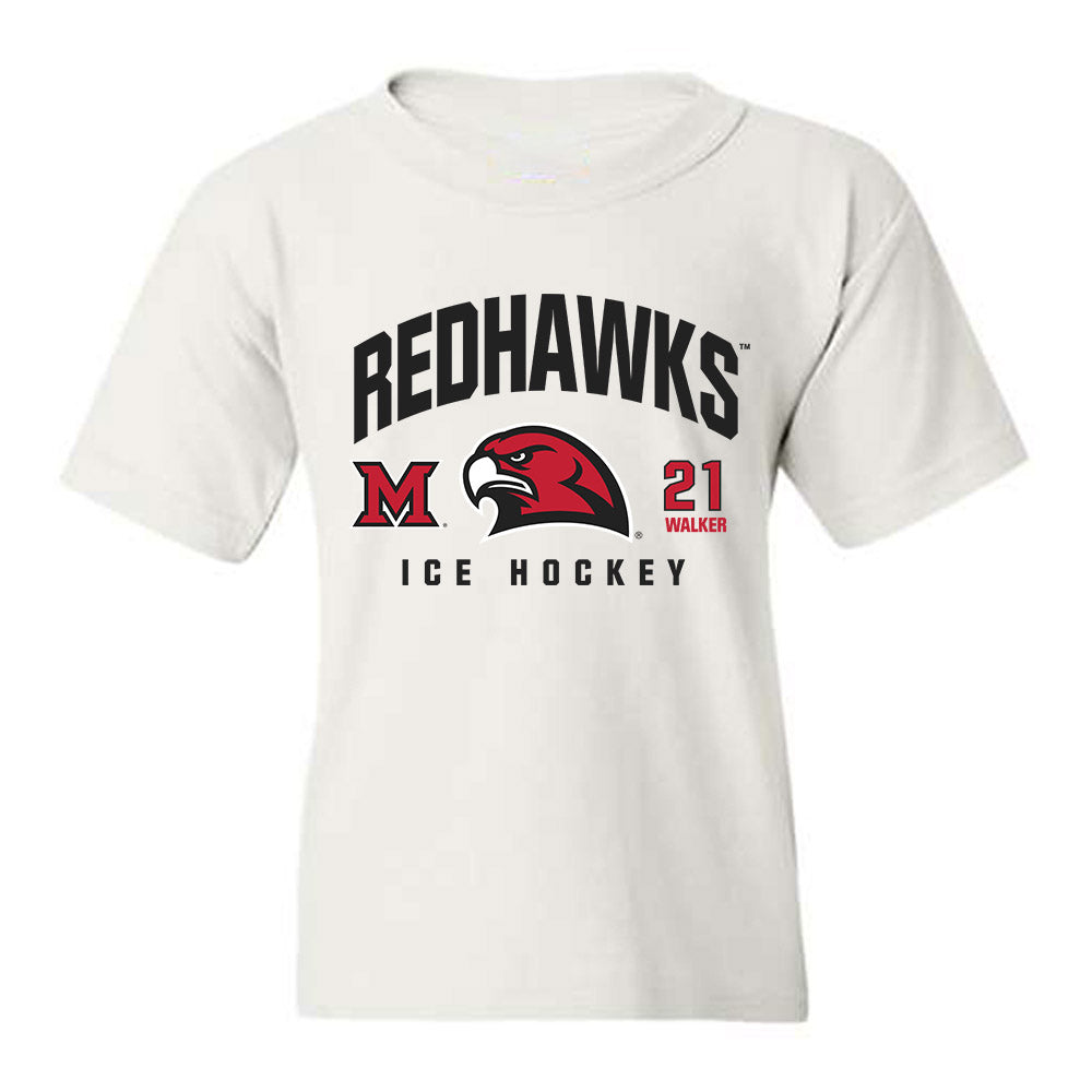 Miami of Ohio - NCAA Men's Ice Hockey : Bradley Walker - Classic Fashion Shersey Youth T-Shirt-0