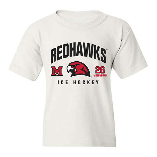 Miami of Ohio - NCAA Men's Ice Hockey : Blake Mesenburg - Classic Fashion Shersey Youth T-Shirt-0