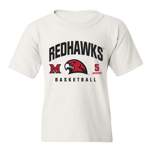 Miami of Ohio - NCAA Women's Basketball : Camille Jackson - Classic Fashion Shersey Youth T-Shirt-0