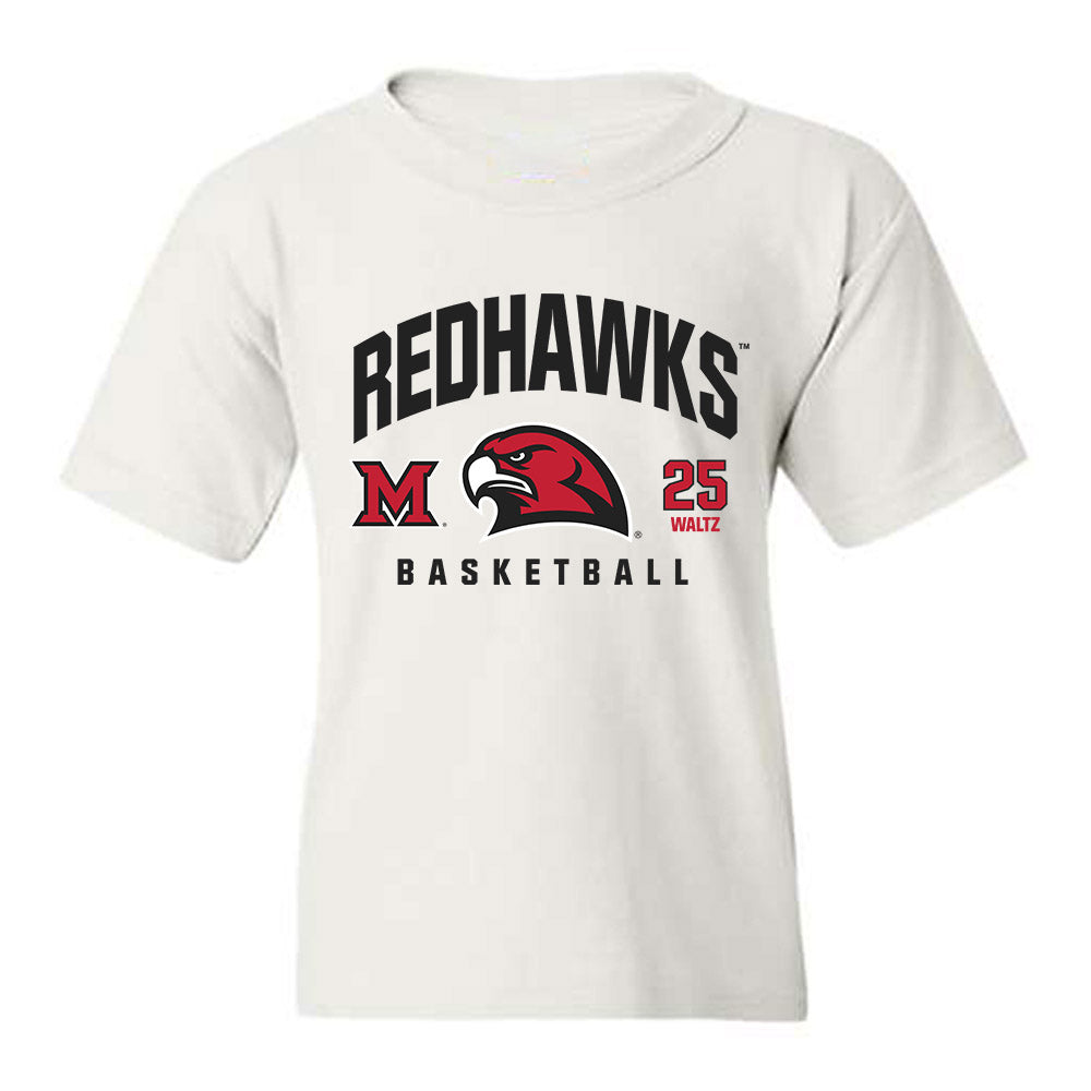 Miami of Ohio - NCAA Men's Basketball : Kyle Waltz - Classic Fashion Shersey Youth T-Shirt-0