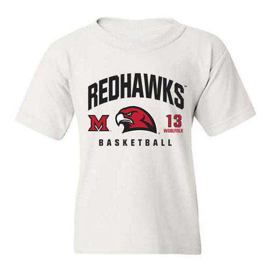 Miami of Ohio - NCAA Men's Basketball : Antwone Woolfolk - Classic Fashion Shersey Youth T-Shirt-0