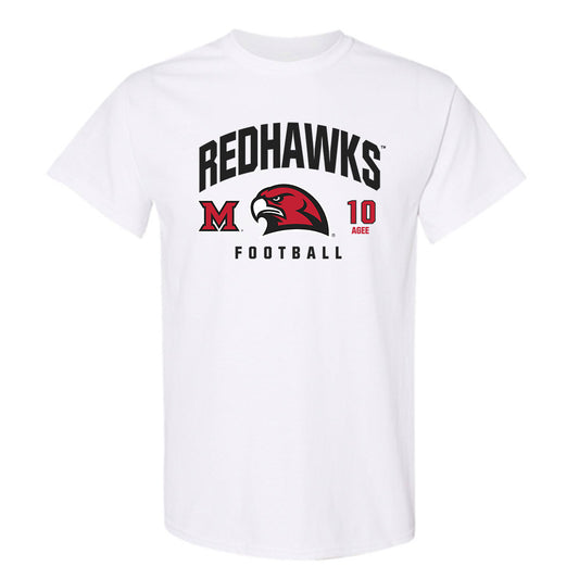 Miami of Ohio - NCAA Football : Jermaine Agee - Classic Fashion Shersey T-Shirt-0