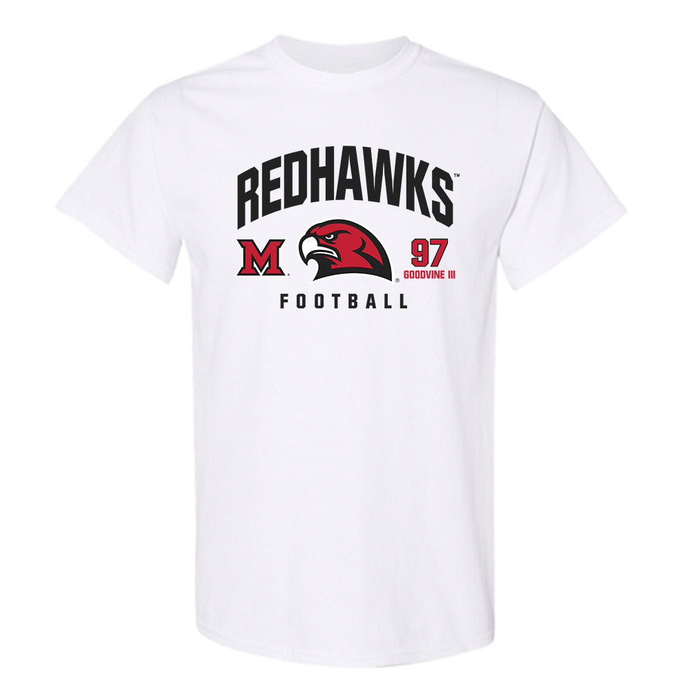 Miami of Ohio - NCAA Football : William Goodvine III - Classic Fashion Shersey T-Shirt-0
