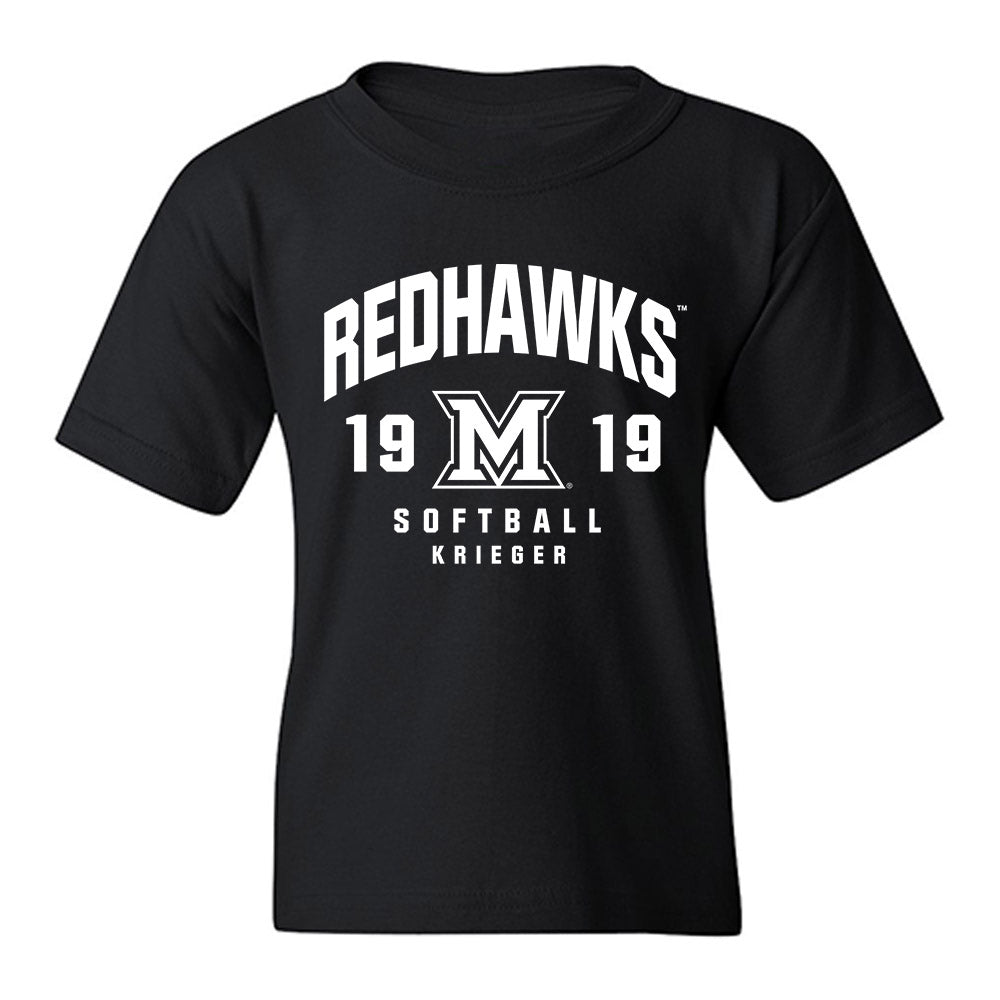 Miami of Ohio - NCAA Softball : Shelbie Krieger - Fashion Shersey Youth T-Shirt-0