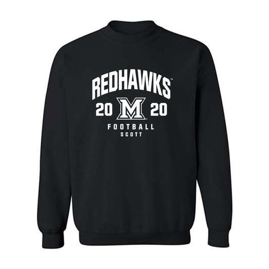 Miami of Ohio - NCAA Football : Zhaiylen Scott - Fashion Shersey Crewneck Sweatshirt-0